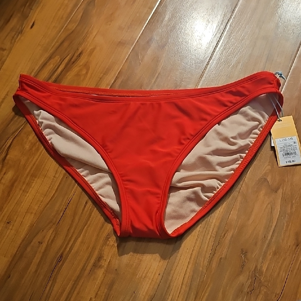 Kona Sol Red Bikini Bottom
